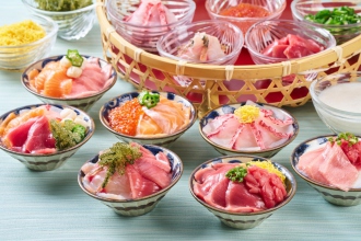 「沖縄海鮮丼」盛付 イメージ