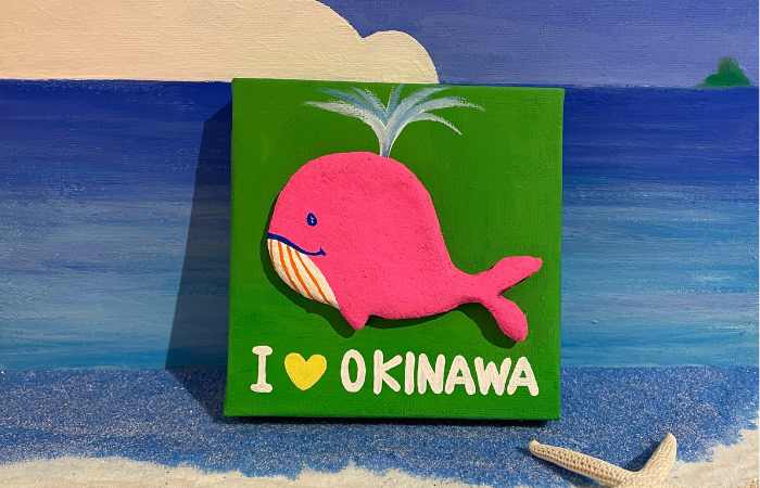キャンバスボード絵付け