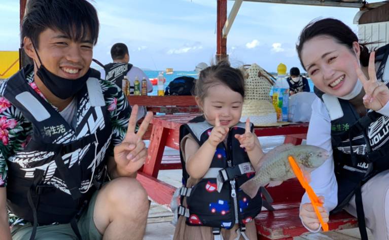 本部釣りイカダ