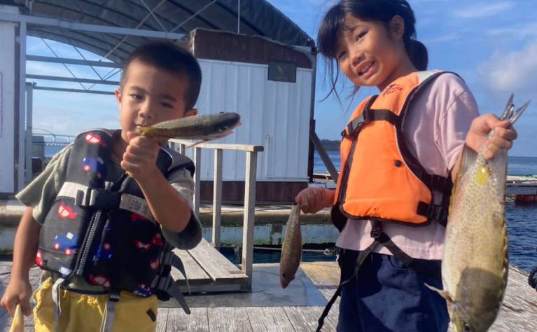 本部釣りイカダ