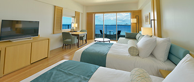 豪華海洋雙床雙人房